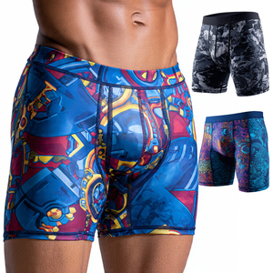 OEM Sublimation Underwear Men's 100% Spandex/Nylon Compression Shorts Men Active Workout Sublimation Underwear Shorts Mens - Product Image 1