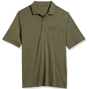 Men's Plus Size Fashionable Casual Style for <b>Polo</b> Shirts Comfortable Solid Knitted Fabric Printed Pattern Stylish Comfortable - Product Image 3