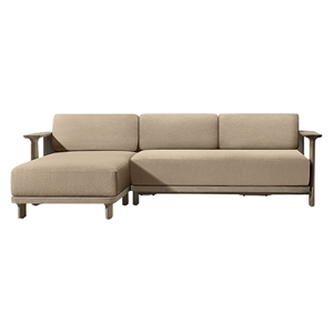 Conjunto de Sofás Modulares de Madera de Teca de Diseño Contemporáneo para Exteriores, Asientos Modulares para Patio y Jardín, Muebles de Salón - Product Image 5