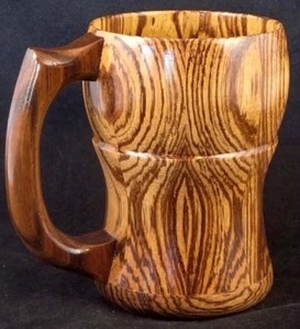 Handmade Wooden Mug Natural Solid Wood Coffee Cup Rustic Design Eco Friendly Drinkware for Tea Coffee Juice - Product Image 4
