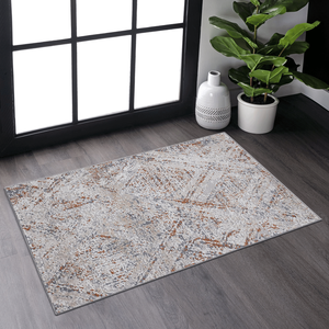 Collezione PAYAS Tappeto Geometrico Beige 2X3 per Ingresso - Product Image 1
