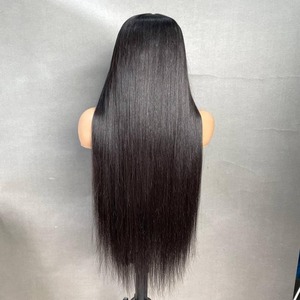Peluca de cabello humano liso de calidad de exportación, densidad natural, peluca larga y lisa para mujeres, disponible al mejor precio del mercado. - Product Image 5