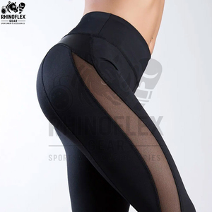 เลกกิ้งผู้หญิงดีไซน์ใหม่ล่าสุด เลกกิ้งออกกำลังกายเอวสูงแบบยกกระชับ เหมาะสำหรับฟิตเนสและวิ่ง - Product Image 5