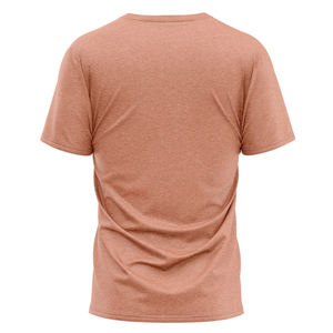 T-shirts pour hommes à col rond et manches courtes, couleur unie, décontractés, 100 % coton jersey, coupe classique, design personnalisé, vente en gros, faible MOQ - Product Image 2