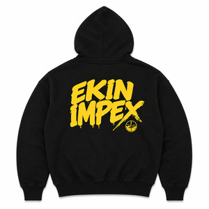 Sudadera con capucha y cremallera completa para hombre, diseño personalizado, estampado puff, estilo urbano, extragrande, de tejido grueso, fabricantes de sudaderas con capucha y cremallera completa - Product Image 2