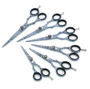 Ciseaux de coiffure professionnels pour barbier, pour droitiers, lames ultra-affûtées 440C, légers, avec repose-doigts détachable - Product Image 4