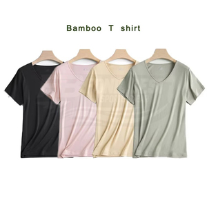 เสื้อยืดผู้หญิง คอโอ แขนสั้น ทรงปกติ ผ้าฝ้าย 100% ระบายอากาศได้ดี เป็นมิตรกับสิ่งแวดล้อม เหมาะสำหรับฤดูร้อน สไตล์ลำลอง รับออกแบบตามสั่ง บริการ OEM - Product Image 1