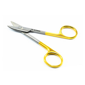 Ciseaux de qualité supérieure, courbés, en acier inoxydable, instrument chirurgical dentaire, résistant à la rouille, autoclavable, coupe de précision - Product Image 1