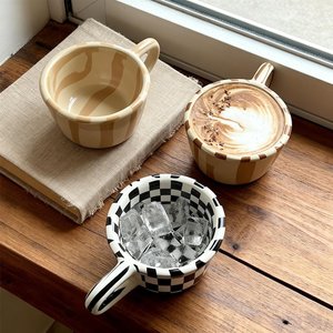 Classic 2026 Hot Selling Ceramic Handmade Custom Print Espresso Coffee for Restaurant Mug Home Decor Sustainable Washable Cup By - Product Image 5