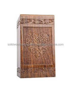 Urnas de cremación para adultos Urnas de madera para adultos Urnas funerarias Tamaño personalizado Suministros funerarios - Product Image 1