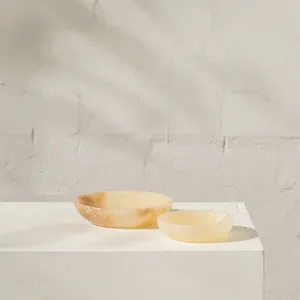 Cuenco de ónix de mármol antiguo de diseño moderno, hecho a mano con acabado premium. Precio al por mayor - Product Image 2