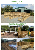Bambu koltuk takımı oturma odası ve Villa mobilya için gerçek fabrika tarafından üretilen Vietnam toptan seçenekleri mevcut