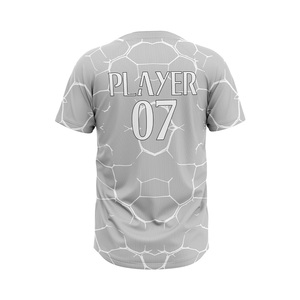 Maillots de baseball personnalisés pour adultes, 100% polyester, respirants, séchage rapide, positions de logo personnalisées, service OEM/ODM, maillots de haute qualité - Product Image 3