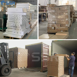 Puertas de Madera Maciza MDF, Estructura de Contrachapado, Gabinetes de Cocina Modulares Ecológicos RTA, Juego Completo, Diseño Moderno Shaker, Acabado Pintado - Product Image 6