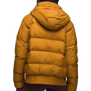 2025 Women's Casual Puffer Varsity Jacket Breathable Knitted Winter Warm Thick Outdoor Outwear Viscose Custom Logo Wholesale - Product Image 3