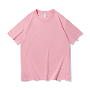 T-shirt en coton uni crème pour homme, manches courtes, col rond, coupe classique, vêtements décontractés, t-shirts pour homme - Product Image 2