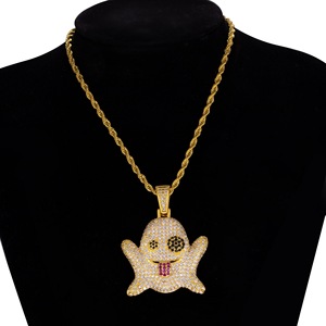 Colgante de Moissanita de Plata 925 de Alta Calidad Personalizado, Joyería Hip Hop, Collar con Incrustaciones de Diamantes, Colgante de Moda Chapado en Oro GRA - Product Image 2