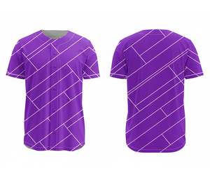 เสื้อเบสบอลแบบซับลิเมชั่นคุณภาพสูง |   ชุดเบสบอลทีมพร้อมโลโก้และหมายเลขแบบกำหนดเอง |   ฐานผ้าโพลีเอสเตอร์ที่ระบายอากาศได้ดี - Product Image 4