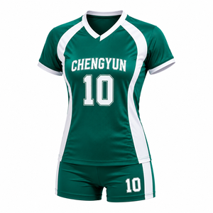 Custom Custom Volleyball Kit Youth Sleeveless School Team Set Volleyball Jersey <strong>Men</strong> Durable Multi-Sport Wear Quick Turnaround - Product Image 2
