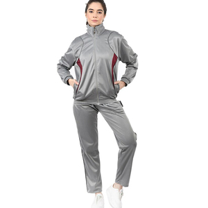 Most Demanding Reinforced <b>Stitched</b> Women's Stand Collar Zipper Closure Polyester Made Summer Wear Athletic Outdoor <b>Tracksuits</b> - Product Image 6