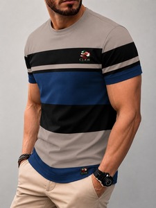 Camisetas de nuevo diseño para hombre, 100% algodón, camiseta de manga corta a la moda para hombre, al por mayor - Product Image 5