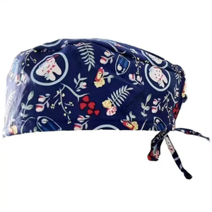 Gorro Quirúrgico de Algodón con Logotipo Personalizado al por Mayor, Talla Ajustable, Gorro de Enfermera con Forro de Satén para Doctores, Enfermeras y Hospitales - Product Image 3