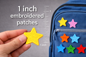Star Iron-<b>On</b> <b>Patches</b> Embroidered <b>Sew</b> <b>On</b> Appliques for Clothing, Backpacks & Shoes 10 Color Assorted Pack Customizable - Product Image 4