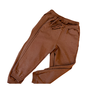 Custom Two Piece Casual Solid Autumn <b>Tracksuit</b> Set Men <b>Women</b> Kids <b>Velour</b> Fleece French Terry Hooded Elastic Waist Jogger - Product Image 3