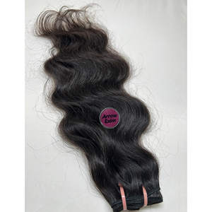 Cabello Humano Indio Natural Ondulado, Doble Trama a Máquina, Cabello Virgen Remy sin Procesar, Resistente a la Caída, Suave y Brillante, Listo para Permanente, 100g - Product Image 3