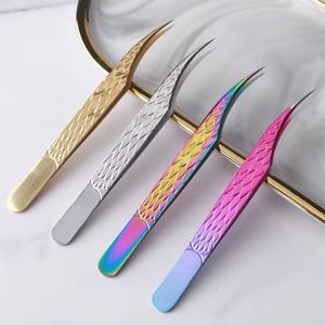 แหนบสีรุ้ง สแตนเลสสตีล อุปกรณ์ดูแลความงามระดับมืออาชีพ พร้อมบรรจุภัณฑ์แบบกำหนดเอง - Product Image 3
