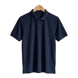 Camisas de Manga Corta para Hombre, de Poliéster/Algodón, Transpirables, Suaves, Antiarrugas, con Logotipo Bordado Personalizado, Precio de Fábrica, ODM - Product Image 3