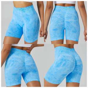 Leggings Deportivos de Punto Rosa para Mujer, Cintura Media, Elásticos, para Gimnasio y Fitness - Product Image 4
