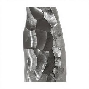 Jarrón de Hierro con Forma de Trompeta, Acabado Dorado Pulido, Diseño Costero, Hecho a Mano y Ligero, de la Colección Quality - Product Image 1