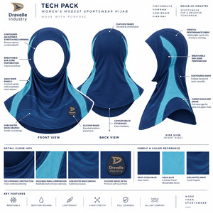 Hiyab Deportivo para Ciclismo y Running, Pañuelo Elástico Ligero y Transpirable para Ejercicio - Product Image 5