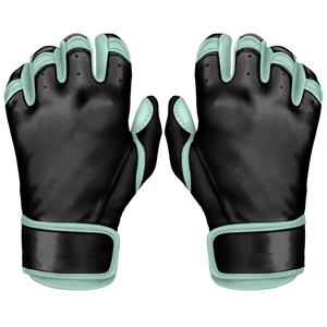 Gants de frappe de baseball personnalisés en gros |   Black Series Quick-Dry Training Grip Adulte Droit/Gauche XXL Cuir - Product Image 1