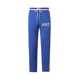 Pantalon de survêtement en polaire technique bleu Phi Beta Sigma pour homme – Coupe confortable, tissu premium, vêtements de fraternité grecque, tenue athlétique - Product Image 1