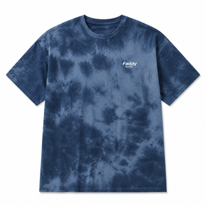 เสื้อยืดโอเวอร์ไซส์ลายมาร์เบิลพิมพ์ลายไทได ผ้าฝ้าย 100% สไตล์วินเทจ สตรีทแวร์ ทรงหลวม ยูนิเซ็กส์ แขนสั้น พร้อมปักโลโก้ตามสั่ง - Product Image 2