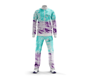 Unisex XXL <b>Jogger</b> Sweat Suits Custom Fashion Streetwear With Tie Dye Plus Size Private Label Track Clothing for Men and Women - Product Image 1