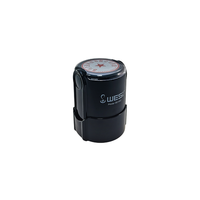 Tampon en caoutchouc SC-45 rond pour usage professionnel Produit de collection de timbres