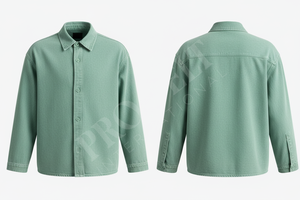 Camisas de mezclilla de manga larga ligeras estilo streetwear con botones y bolsillos para trabajo, venta al por mayor, camisas personalizadas - Product Image 3