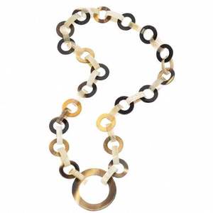 Nuevo Diseño de Moda: Collar de Cuerno de Búfalo Marrón con Pendientes, Artesanía India, Collar de Cuerno con Acabado Natural - Product Image 4