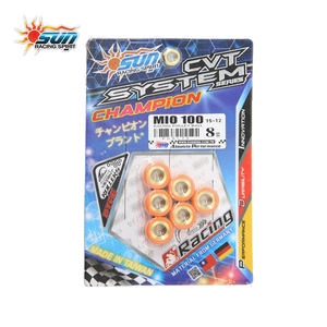 SUN Racing Nouveaux Rouleaux de Variateur 15x12 8G pour Scooter Yamaha MIO100 Transmission CVT Puissance Stable - Product Image 6