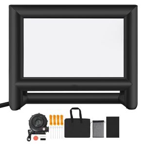 Schermo Gonfiabile Portatile per Proiezioni Cinematografiche da 18 Piedi, Facile da Montare, Rapporto 16:9, con Pratica Borsa per il Trasporto - Product Image 1