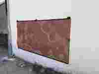 Revêtement mural en ardoise naturelle Terra Red, écologique, flexible, couleur rouge chaud, pour projets intérieurs et extérieurs de villas