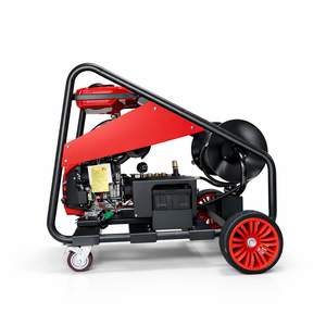 Machine de nettoyage de canalisations à moteur essence 27HP 150Bar 2175PSI 50L/min pour le nettoyage de puits d'inspection et de canalisations d'égout de 600 mm - Product Image 5