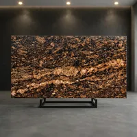 Dalles de granit naturel Super Marquino Gold pour comptoirs de cuisine, revêtements de sol, revêtements muraux et projets d'intérieur de luxe