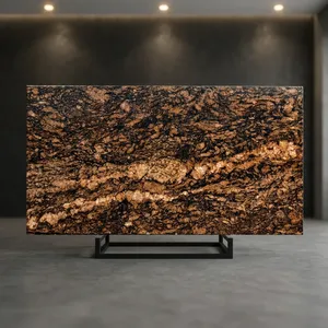 Super Marquino Gold Granite Natural <b>Stone</b> Slabs for Kitchen Countertops Flooring Wall Cladding and Luxury Interior Projects - Product Image 1