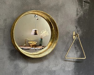 Bold <b>Metal</b> <b>Frame</b> Wall Mirror For Living Room Bedroom And Entryway Creates Strong Modern Statement Decor Wholesale From India - Product Image 2
