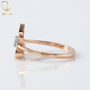 Triangle Shape Round Cut Moissanite Diamond Engagement <b>Ring</b> | <b>Solitaire</b> <b>Ring</b> | High Quality Moissanite Jewelry - Product Image 6