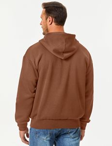 Customize Hoodie Hot Selling Winter Blank Hoodies Customize Hoodies Tan Colour 100% Cotton <b>Fleece</b> Ykk Zipper Zipup Hoodies - Product Image 4